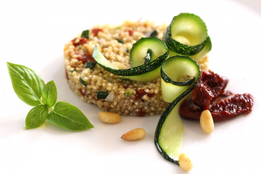 Zomerse quinoa salade