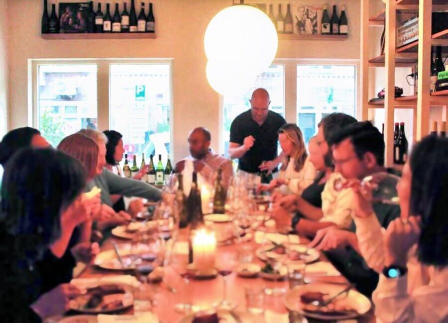 Avalon on tour! Collab lunch met Cafe Maurits & Tipico Wines